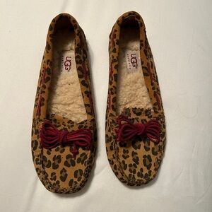 New UGG Moccasin Leopard Print